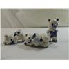 Image 1 : LOT 3 SMALL VINTAGE PORCELAIN BEARS