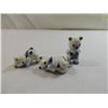 Image 2 : LOT 3 SMALL VINTAGE PORCELAIN BEARS