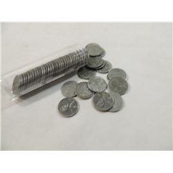 FULL ROLL 1943 STEEL PENNIES