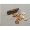 Image 1 : FULL ROLL 1973 PENNIES UNC.