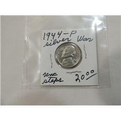 1944 SILVER WAR NICKEL UNC