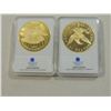 Image 2 : LOT 2 HISTORICAL GOLD EAGLE REPLICAS
