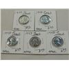 Image 1 : LOT 5 1943 STEEL PENNIES UNC