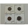 Image 1 : LOT 4 INDIAN HEAD PENNIES