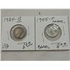 Image 1 : LOT 2 MERCURY DIMES