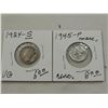 Image 2 : LOT 2 MERCURY DIMES