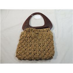 VINTAGE MACRAME PURSE