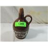 Image 2 : VINTAGE LITTLE BROWN LIDDED MOUTAIN DEW JUG