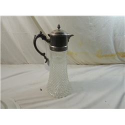 CLASS & METAL PITCHER