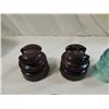 Image 2 : LOT 9 GLASS & CERAMIC INSULATORS