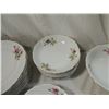 Image 4 : LOT 51 WHITE PINK ROSE CHINA SET