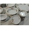 Image 5 : LOT 51 WHITE PINK ROSE CHINA SET