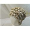 Image 3 : VINTAGE GOLD & WHITE FRINGED SWIM CAP