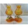 Image 2 : LOT 2 VINTAGE HURRICANE TABLE LAMP
