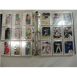 1991 UPPER DECK BASEBALL CARD SET BINDER