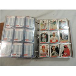 1988 FLEER BASEBALL CARD SET BINDER
