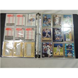 MISC CHICAGO CUBS BASEBALL CARDS BINDER