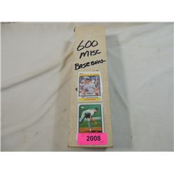 600 MISC BASEBALL CARDS