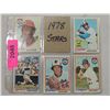 Image 1 : LOT 5 1978 BASEBALL STARS: FOSTER, JACKSON, PALMER