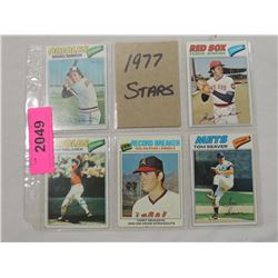 LOT 5 1977 BASEBALL STARS: ROBINSON, PALMER, JENKI