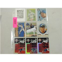 LOT 9 ALEX RODRIGUEZ BASEBALL CARDS