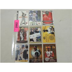 LOT 9 KEN GRIFFEY JR BASEBALL CARDS