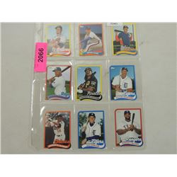 LOT 9 2014 TOPPS MINI STARS BASEBALL CARDS