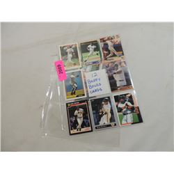 LOT 12 BARRY BONDS BASEBALL CARDS