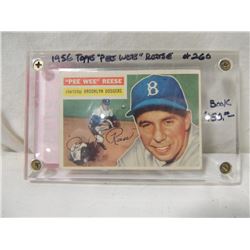 1956 TOPPS "PEE WEE" REESE #260 BASEBALL CARD