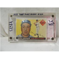 1955 TOPPS DUKE SNIDER #210 BASEBALL CARD