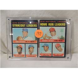 LOT 2 1971 NATIONAL LEAGUE LEADERS