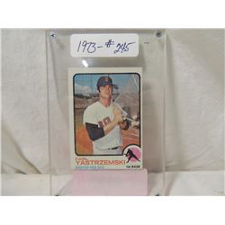 1973 TOPPS CARL YASTRZEMSKI #245 BASEBALL CARD