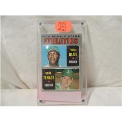 1970 TOPPS ROOKIE STARS ATHLETICS