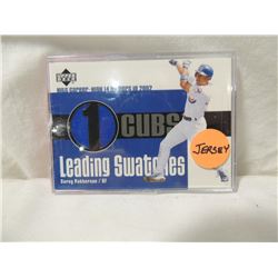 2003 UPPER DECK COREY PATTERSON JERSEY CARD