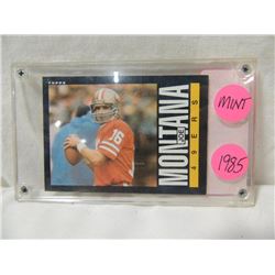 1985 TOPPS JOE MONTANA #157 FOOTBALL CARD