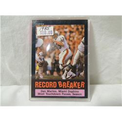 1985 TOPPS DAN MARINO #4 FOOTBALL CARD