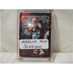 MARINO & BLEDSOE FOOTBALL CARDS