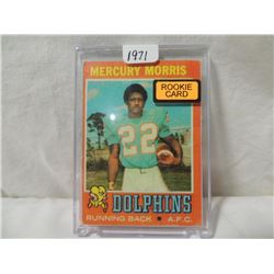 1971 TOPPS MERCURY MORRIS #91 ROOKIE CARD