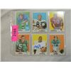 Image 1 : LOT 6 1969 TOPPS FOOTBALL CARDS