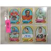 Image 1 : LOT 6 1970 TOPPS FOOTBALL CARDS
