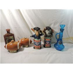 LOT 6 VINTAGE BEAM DECANTER BOTTLES
