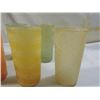 Image 3 : LOT 8 VINTAGE SPAGHETTI STRING GLASSES