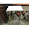 Image 1 : VINTAGE METAL MARBLE TOP SIDE TABLE