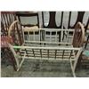 Image 2 : ANTIQUE BENT CANE ROCKING CRADDLE