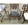 Image 2 : ANTIQUE CUSHIONED SEAT ROCKING CHAIR