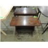 Image 1 : VINTAGE SIDE TABLE WITH MAGAZINE STORAGE