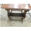 Image 2 : VINTAGE SIDE TABLE WITH MAGAZINE STORAGE