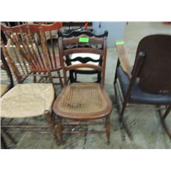 VINTAGE CANE SEAT CHAIR