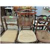 Image 1 : WOVEN SEAT DINING CHAIR