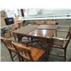 Image 1 : BEAUTIFUL WOOD DINING TABLE W/ 6 CHAIRS